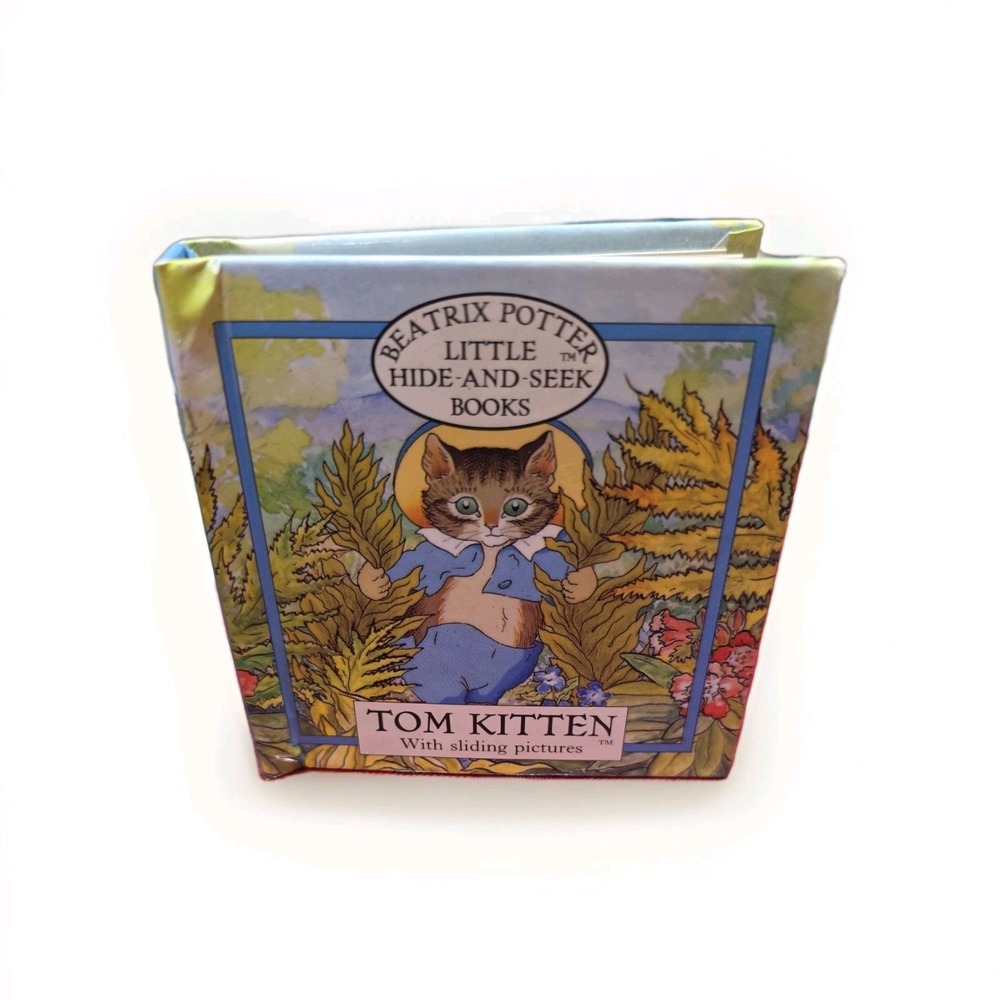 Beatrix Potter Little Hide-And-Seek Book Tom Kitten Hardback Sliding Tabs